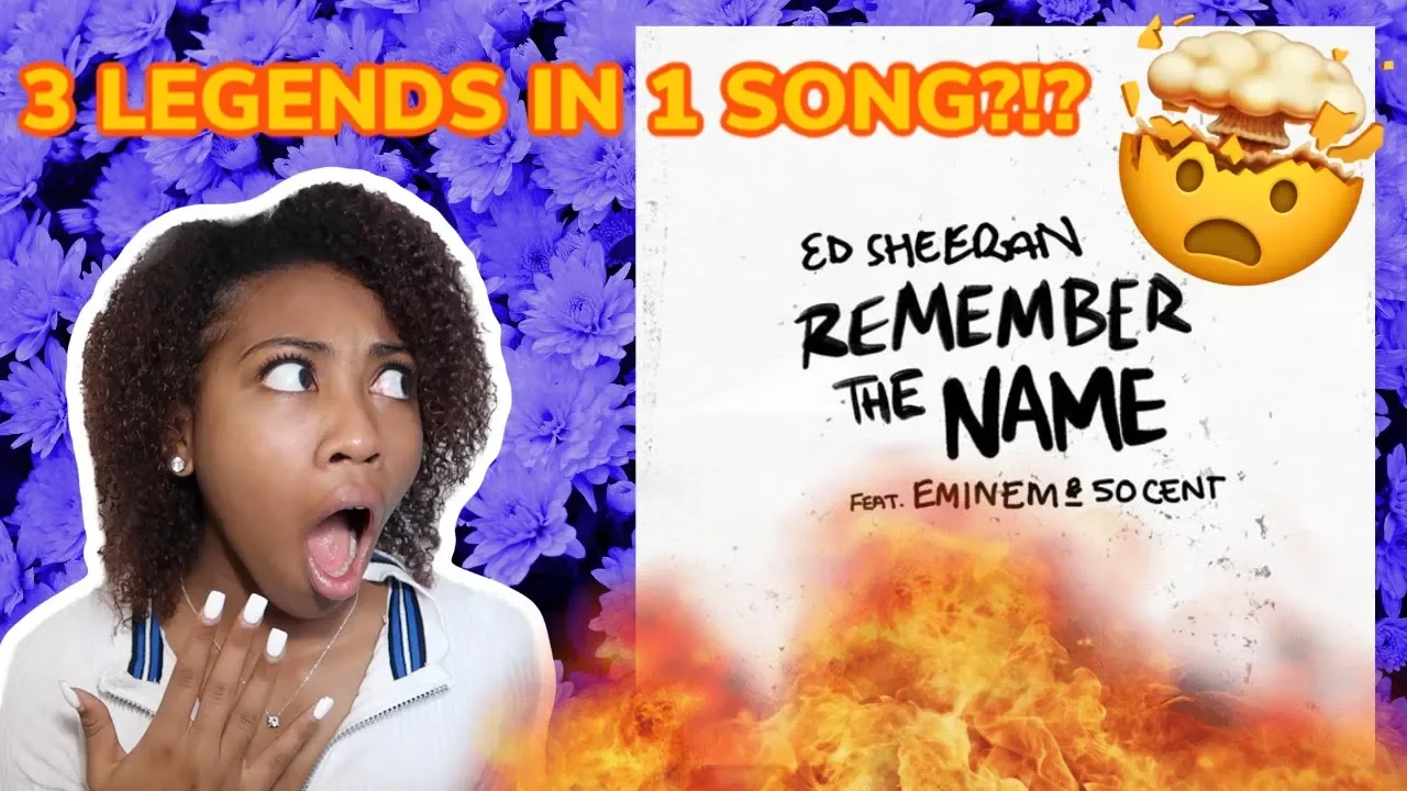 Ed Sheeran - Remember The Name (feat. Eminem & 50 Cent) REACTION!