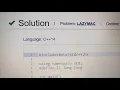 Codechef Snackdown Solution Lazy Machine