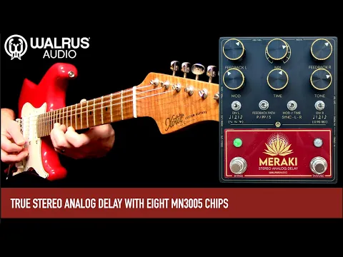 Walrus Audio Meraki Stereo Analog Delay | Delicious Audio