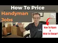 How To Price Handyman Jobs How much to charge for handyman jobs