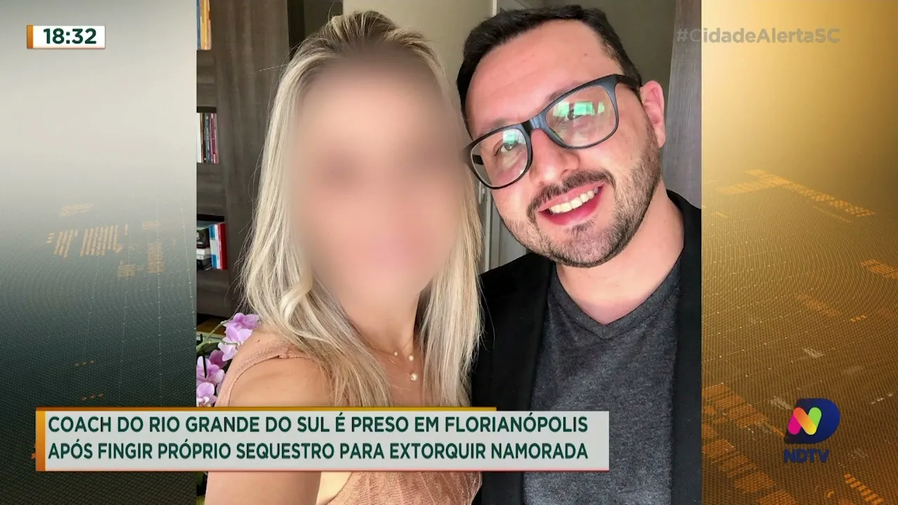 Coach é preso em Florianópolis após fingir próprio sequestro para extorquir namorada