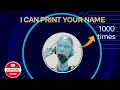 I can print your name 1000 times at a single click Tech 2024 Coder
