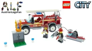 Lego City 60231 Fire Chief Response Truck - Lego Speed Build Review