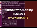 1 Not Null Constraint in MySQL Server MySQL Development