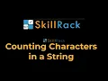 Counting Alphabets Characters in String