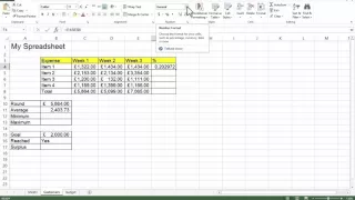 ECDL 34 Percentage Format