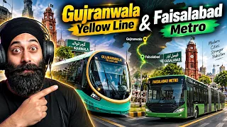 Indian Reaction: Maryam Nawaz’s Mass Transit Revolution | Gujranwala Yellow Line & Faisalabad Metro