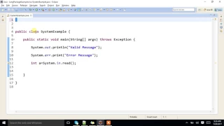 What is System Class in Java