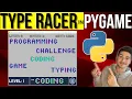 How to Make a Typing Racer Game in Python