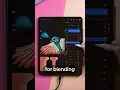 Procreate - Blend Modes in 3 groups
