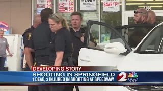 1 dead 3 hospitalized after shooting at Springfield gas station