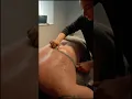 Getting a sport massage strongman style