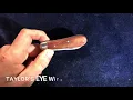 Taylor s Eye Witness basic Lambsfoot pocket knife in hardwood