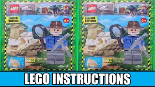 122334 LEGO Instructions - Magazine Gift - Alan with Dino Skeleton - Jurassic World