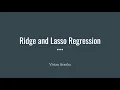 Part 2 Ridge and Lasso Regression Implementation in Python