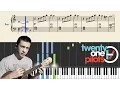 twenty one pilots: Can't Help Falling In Love (PlaintivePiano) - EASY Piano Tutorial