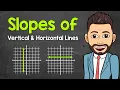 Finding the Slope of Horizontal and Vertical Lines Math with Mr J