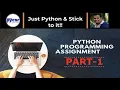 Python Assignment for Hands on Part-1 PyCSR Learn Python Online with Pankaj Soni
