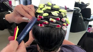 How to perm short hair step by step body wave hair perm