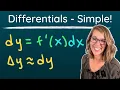 Differentials Made Easy Differential dy for Volume and Surface Area of a Sphere