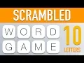 Scrambled Word Games - Guess the Word Game 10 Letter Words