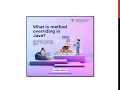 What is Method Overriding in Java jaava mein methad ovararaiding kya hai