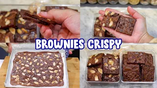 IDE KUE LEBARAN ‼️INI RAHASIA BROWNIES CRISPY YANG RENYANG BANGET