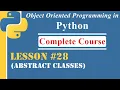 Lesson-28 Abstract Class OOP in Python