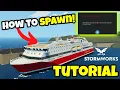 How to Spawn To Large For Edit Area Vehicles In Stormworks