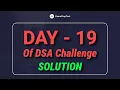 Day - 19 Of 30 Days DSA Challenge Coding Challenge Code with Reddy Sir Code with ExamPreptool