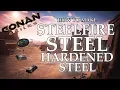 How to make Steelfire Steel and Hardened Steel - Conan Exiles Beginners Guide