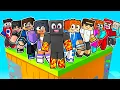 I Put 10 YouTubers in One Minecraft Chunk