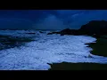 Deep Sleeping Ocean Sounds Best Waves Crashing on Beach In Night With Fall Asleep Instantly