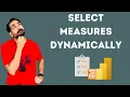 Select measures dynamically from a slicer in Power BI Dynamic Measures DAX Sundays Power BI 4K