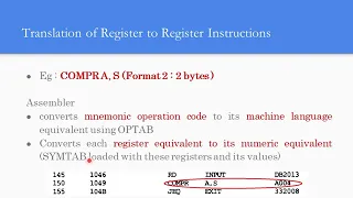 System Software Assemblers - Part 2