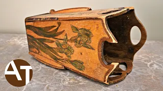 I restored 120 year old paper bin