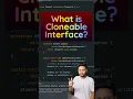 Clonable Interface in
