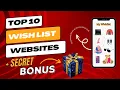 How To Create and Share an Online Wish List Top 10 FREE Wish List Websites SECRET BONUS