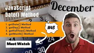 getDate getDay getFullYear getMonth JavaScript Tutorial for beginners in Urdu