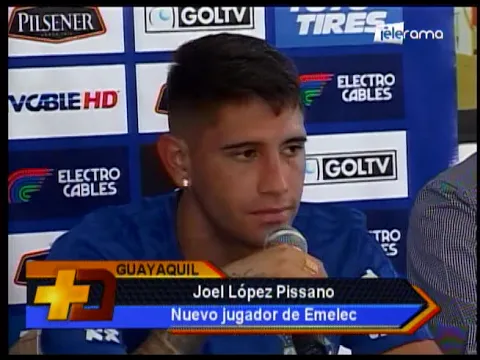 Joel López Pissano presentado oficialmente en Emelec