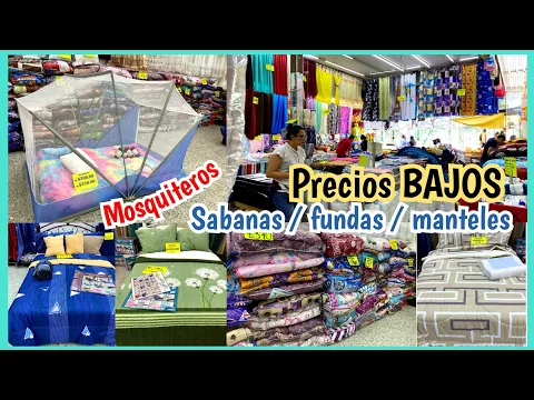 Download MP3 MEGA Tienda ECONOMICA con SABANAS /MOSQUITEROS / TAPETES /  FRAZADAS /ALMOHADAS 😱 Articulos de Hogar