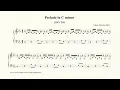 Bach, Prelude in C minor, BWV 999