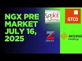 Download Lagu NGX Premarket July 16, 2025