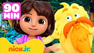 دورا لنساعد دورا لمدة 90 دقيقة مع الغول العجوز الغاضب نيكلوديون Nick Jr Arabia 