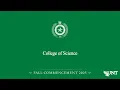 Science UNT Commencement Fall 2025