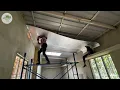How to install Reflective Insulation bubble Sheet under the rooftop
