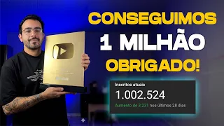 OBRIGADO! ❤️ UM MILHÃO DE INSCRITOS + ATUALIZAÇÕES