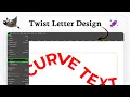 How to curve text in GIMP Creative Flow Design