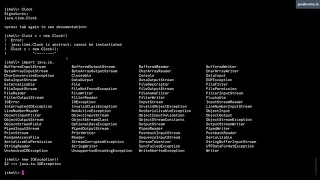 JShell Basics 11 - Imports
