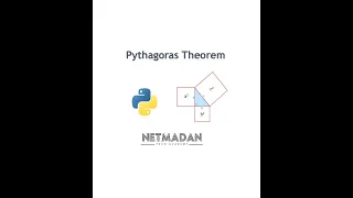 Python Turtle Coding - Draw Right Angle Triangle using Pythagorus Theorem